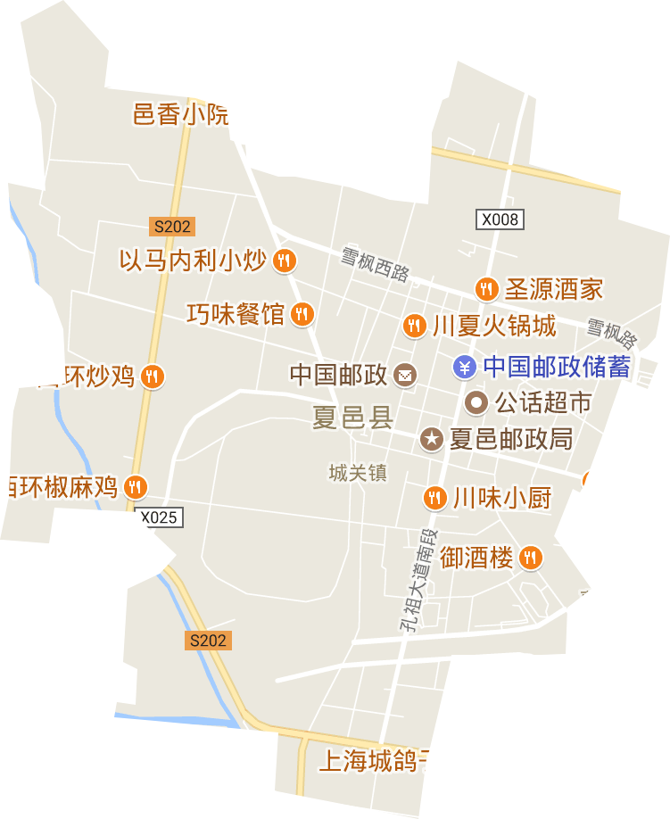 城关镇电子地图