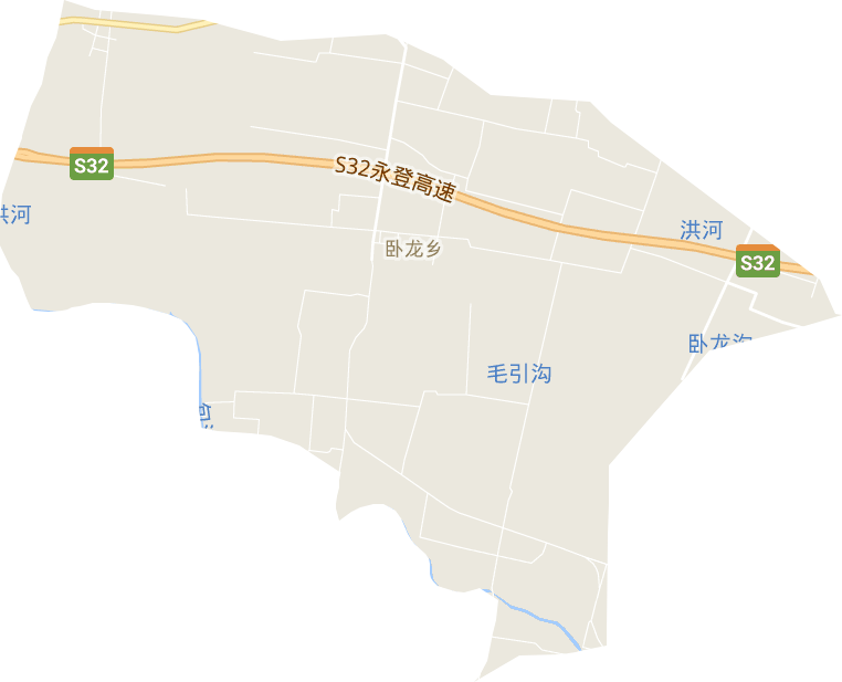 卧龙乡电子地图