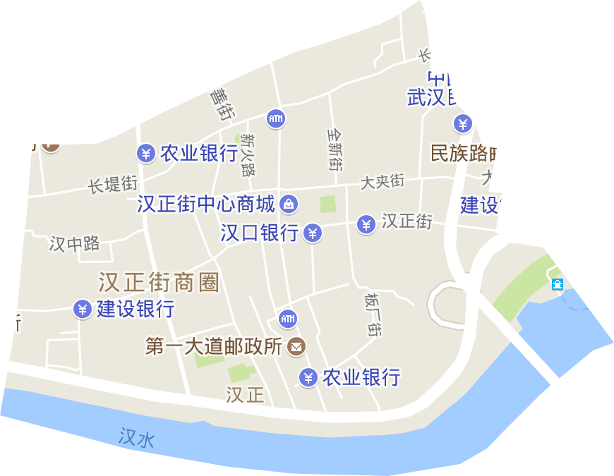 汉正街道电子地图