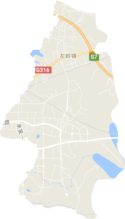 左岭街道电子地图