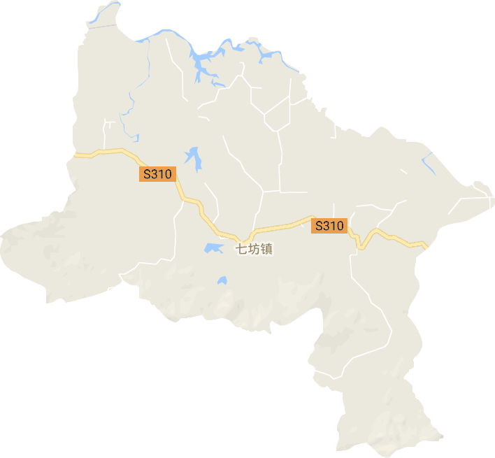 七坊镇电子地图