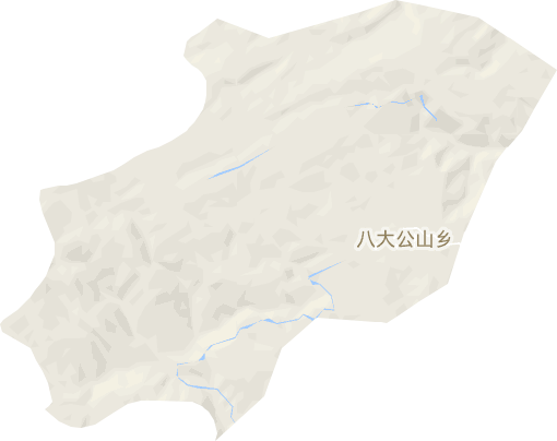 八大公山乡电子地图