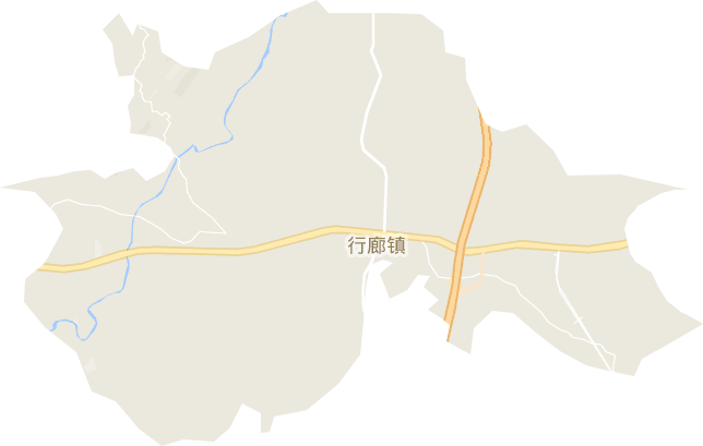 行廊镇电子地图