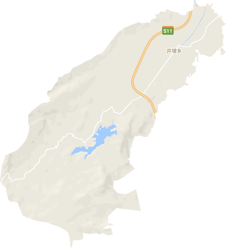 井坡乡电子地图