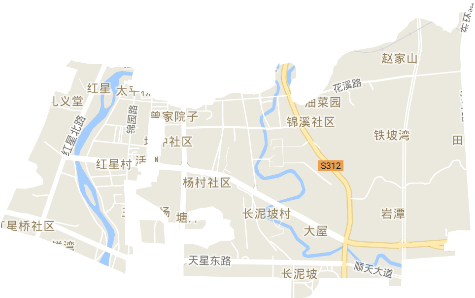 红星街道电子地图