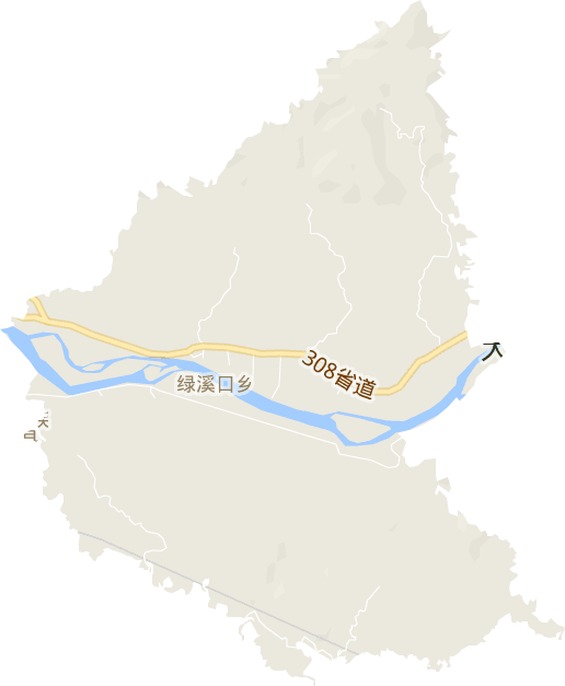 绿溪口乡电子地图