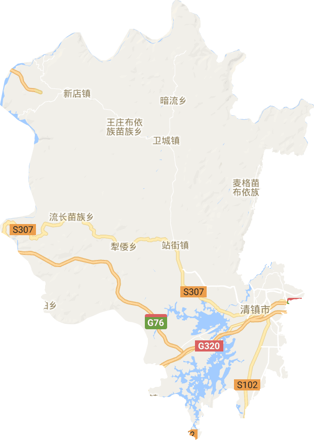 清镇市高清电子地图