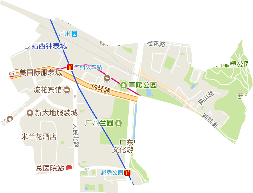 流花街道电子地图