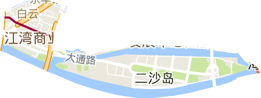 白云街道电子地图