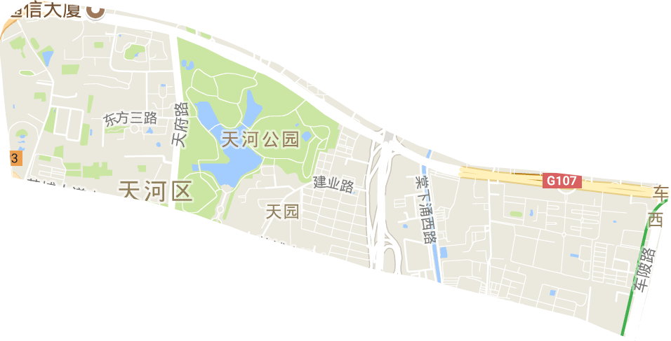 天园街道电子地图