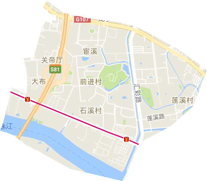 前进街道电子地图