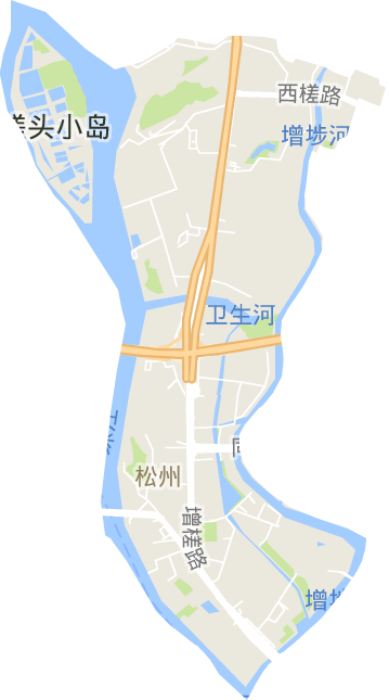 松洲街道电子地图