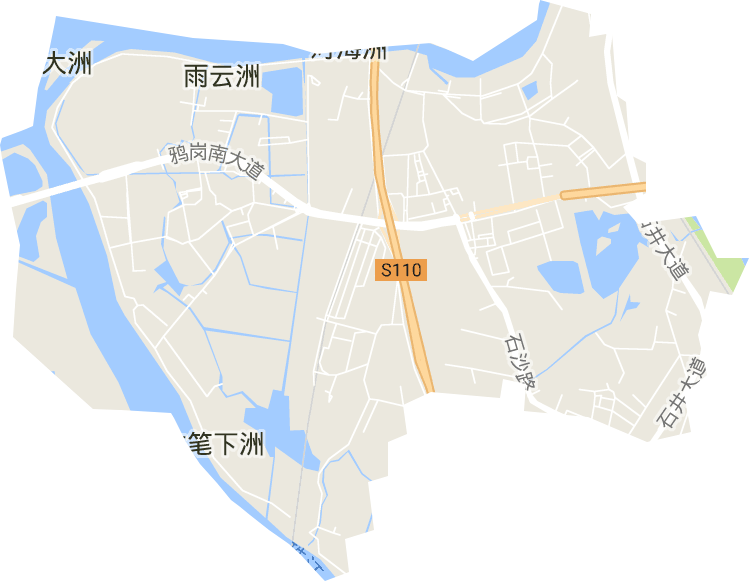 石门街道电子地图