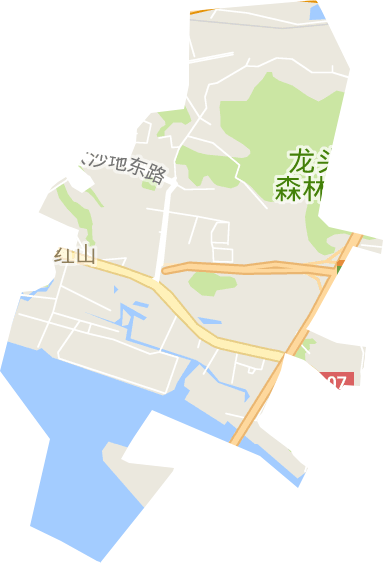 红山街道电子地图