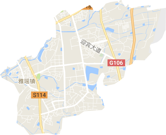 新雅街道电子地图