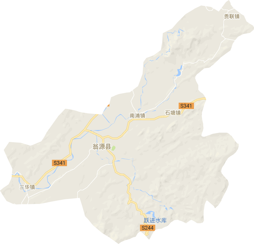 翁源县高清电子地图,翁源县高清谷歌电子地图