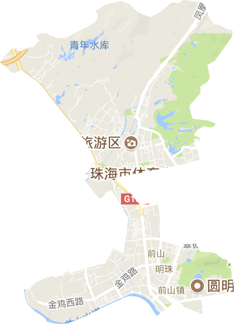 前山街道电子地图