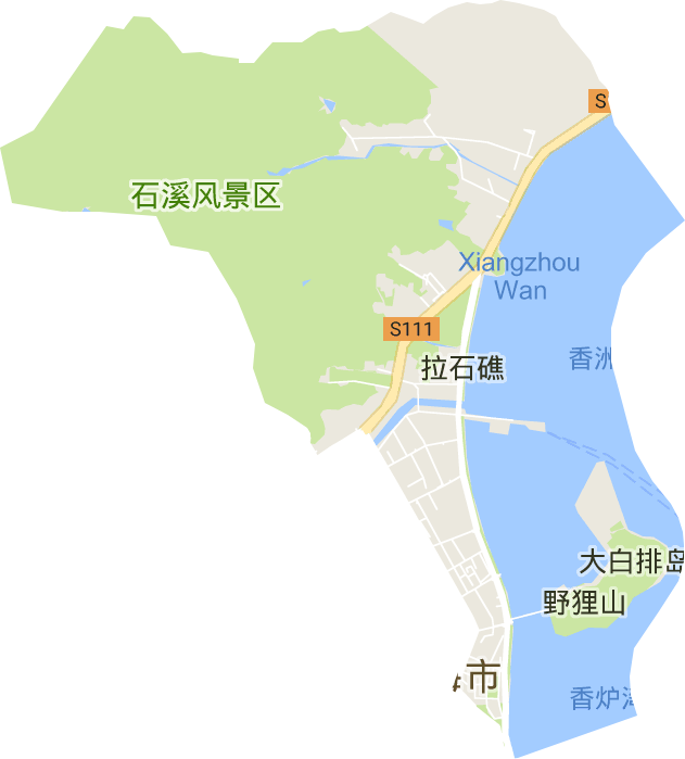 香湾街道电子地图