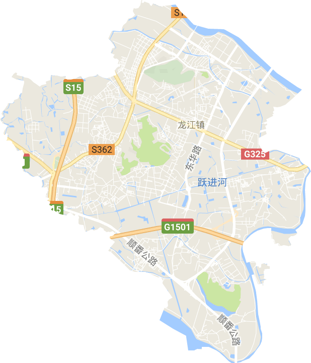 龙江镇电子地图