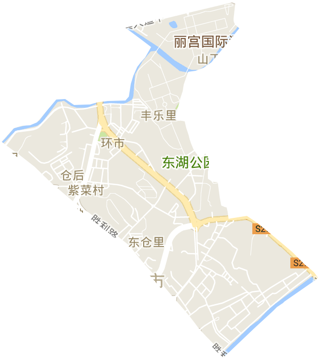 仓后街道电子地图