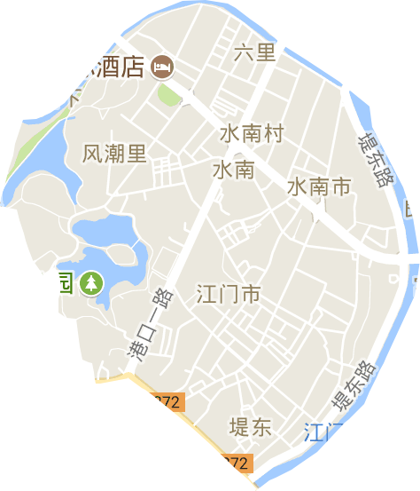 堤东街道电子地图