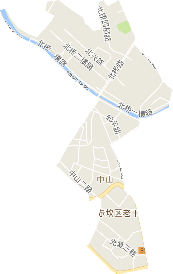 中山街道电子地图