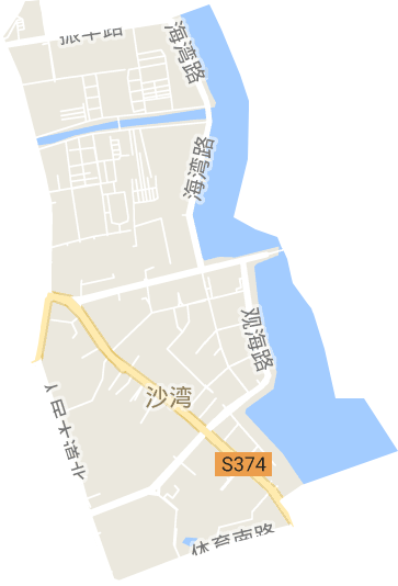 沙湾街道电子地图