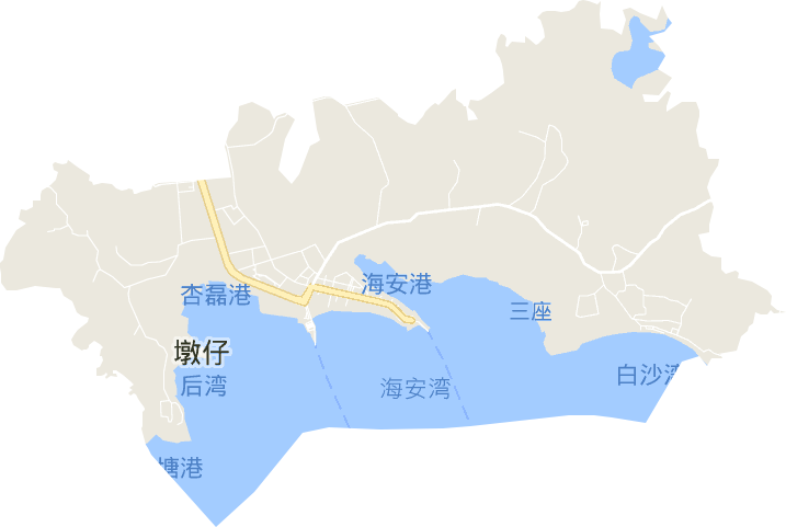 海安镇电子地图