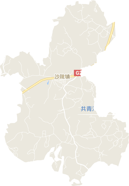 沙院镇电子地图