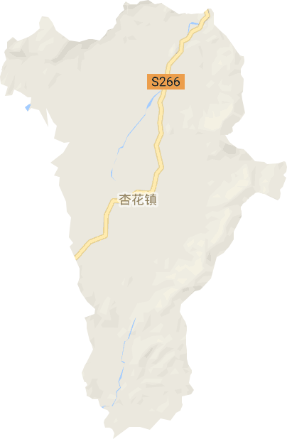 杏花镇电子地图