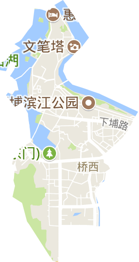 桥西街道电子地图