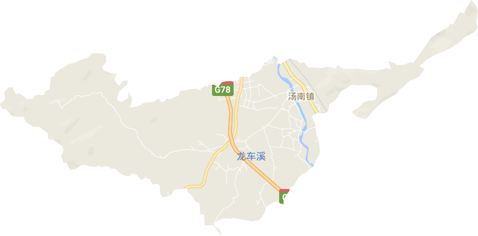  广东省 梅州市 丰顺县 汤南镇  名称:汤南镇高清版大图(电子地图