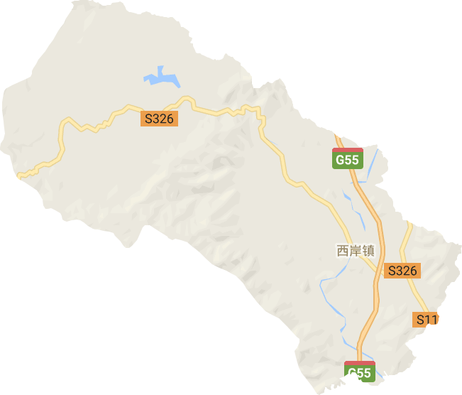 西岸镇电子地图