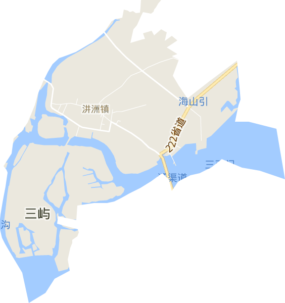 汫洲镇电子地图