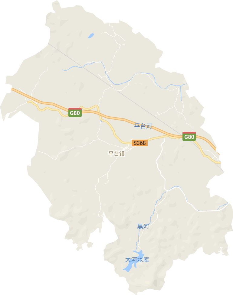 郁南县地图