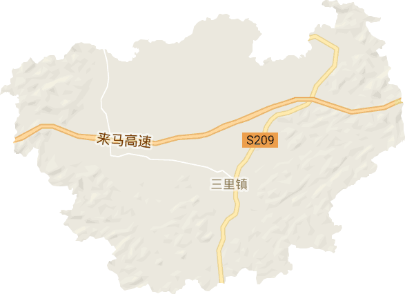 三里镇电子地图