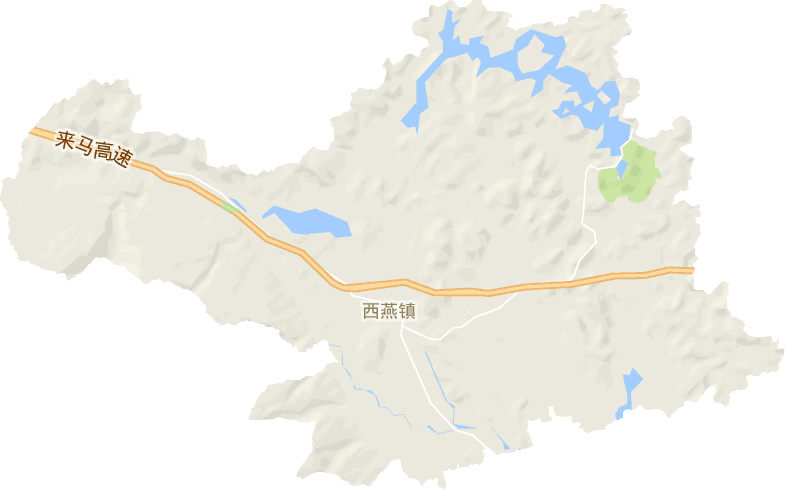 西燕镇电子地图