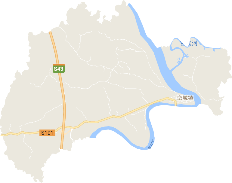 峦城镇电子地图