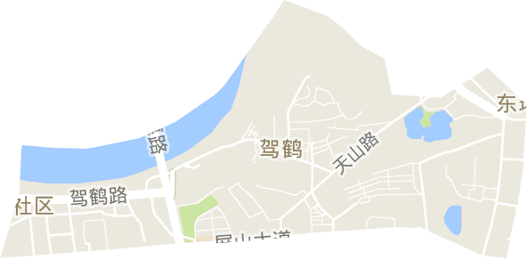 驾鹤街道电子地图