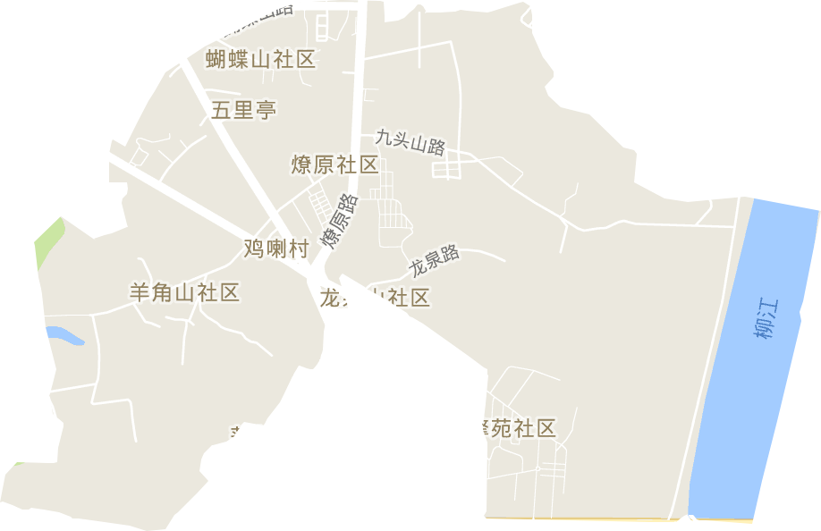 五里亭街道电子地图