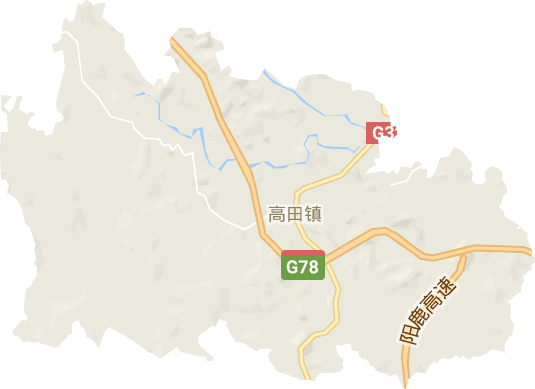 高田镇电子地图