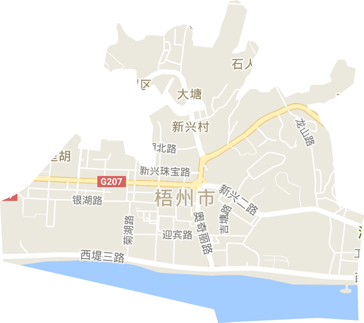 大塘街道电子地图