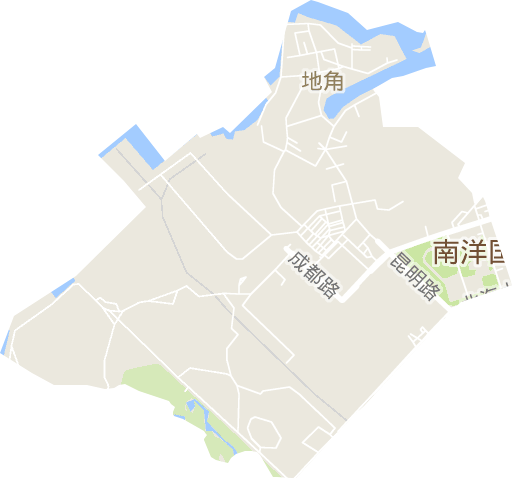 地角街道电子地图