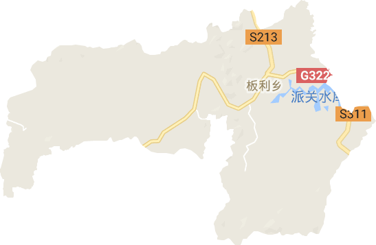 板利乡电子地图