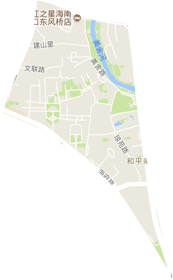 和平南街道电子地图