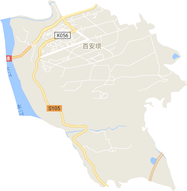 百安坝街道电子地图