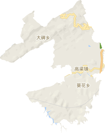 高梁镇电子地图