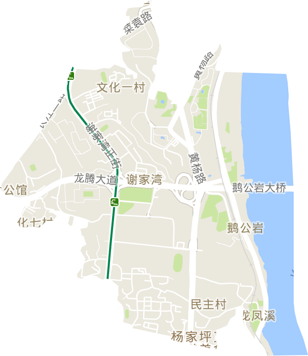 谢家湾街道电子地图