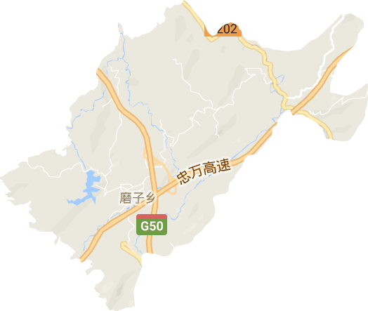 磨子土家族乡电子地图