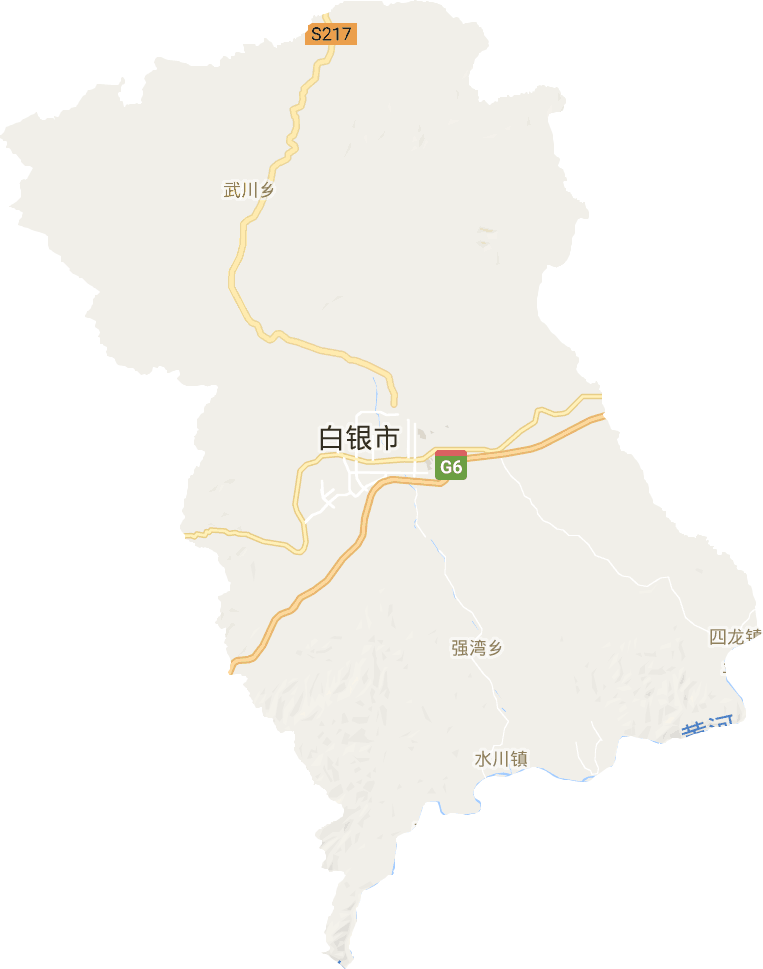 白银区电子地图